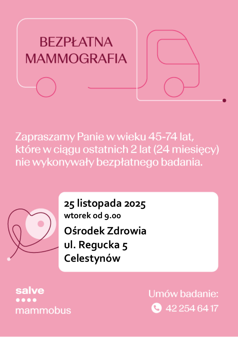 plakat z informacjami
